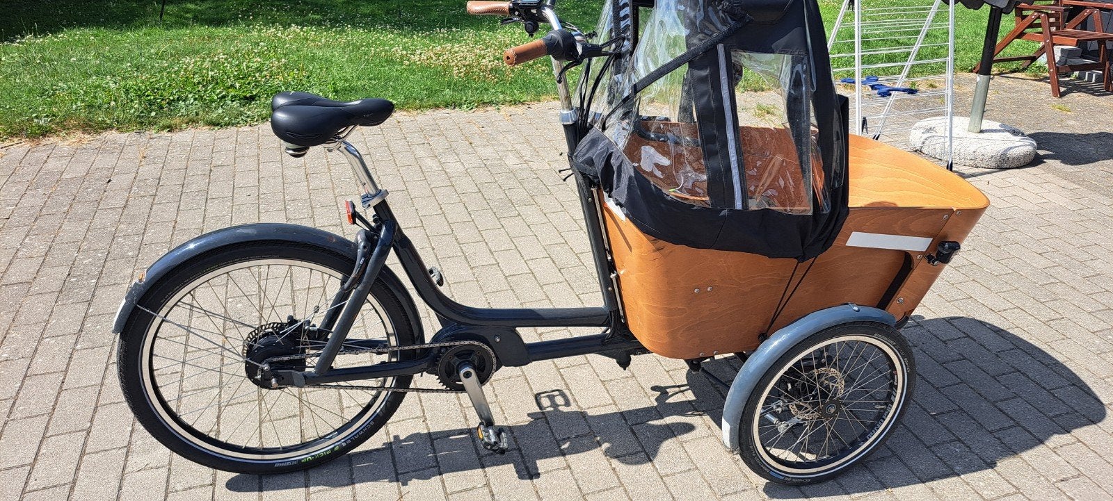 Babboe Flow Moutain elektrische bakfiets, Ophalen, Overige merken, Huif