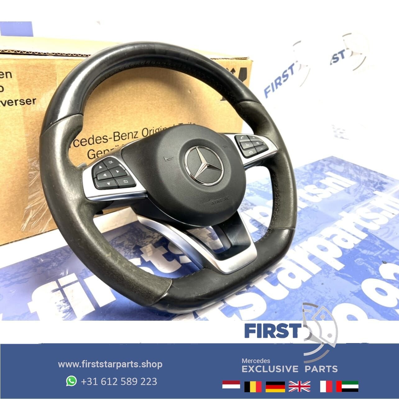 AMG STUUR + AIRBAG Mercedes W176 W246 W117 W204 W212 W156 A, Auto-onderdelen, Interieur en Bekleding, Gebruikt, -, Ophalen of Verzenden