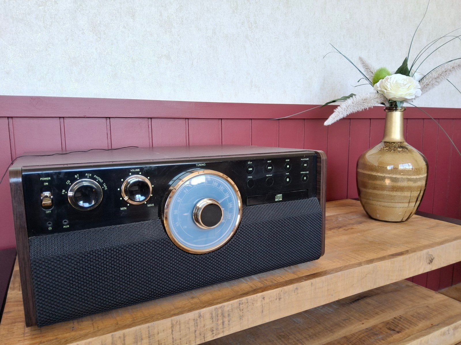 Victrola Empire 6-in-1 platenspeler, Zo goed als nieuw, USB-aansluiting, Platenspeler, Ophalen