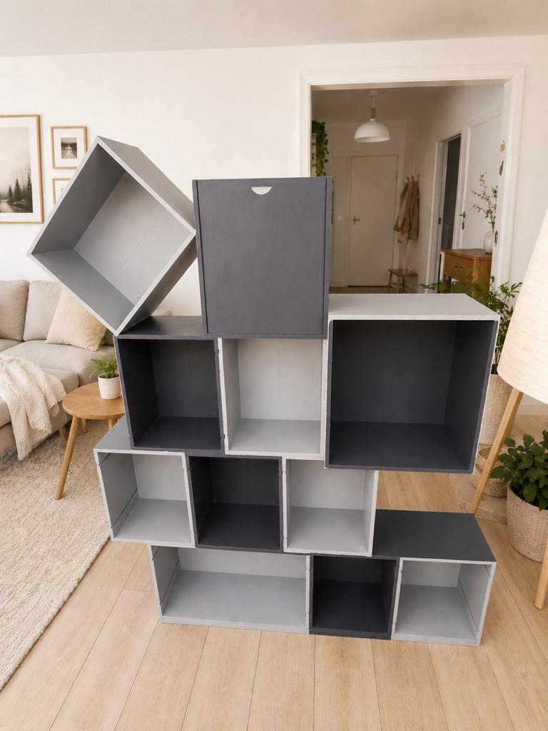 Design-wijnkisten — uniek stuk — moderne stijl, Antiek en Kunst, Antiek | Meubels | Kasten
