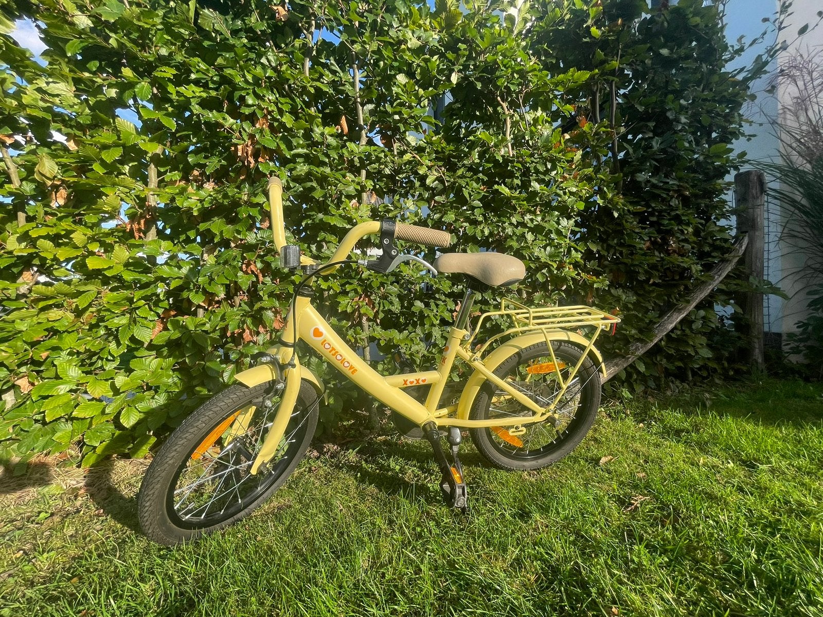 16 inch BFK kinderfiets, Ophalen, Gebruikt, Velgrem, 16 tot 20 inch