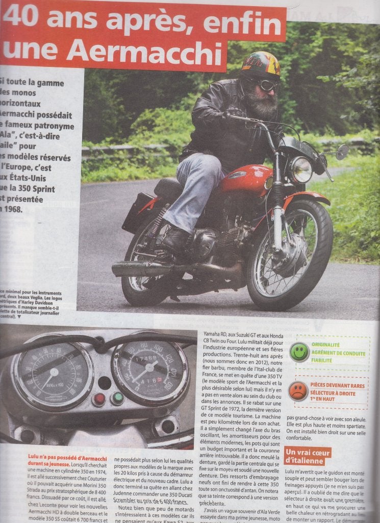 Moto Aermacchi Harley Davidson 350 GT Sprint coillection, Boeken, Verzenden, Gelezen