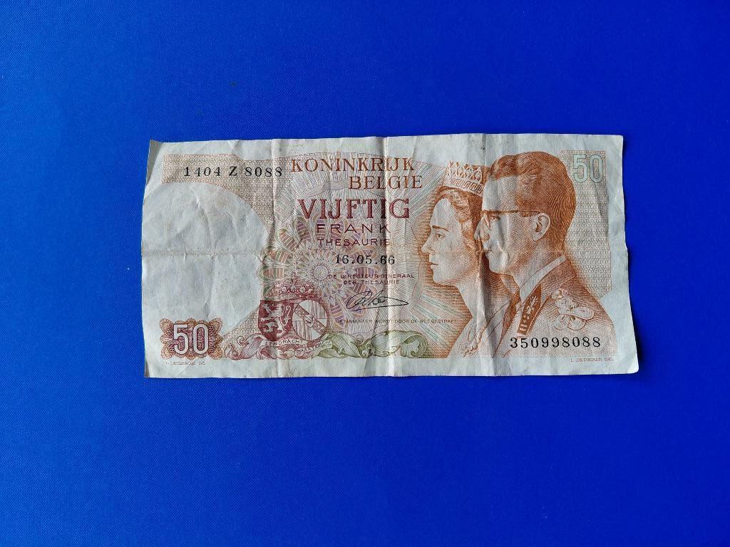 Bankbiljet 50 Bfr., Timbres & Monnaies, Monnaies & Billets de banque | Collections, Enlèvement, Billets de banque