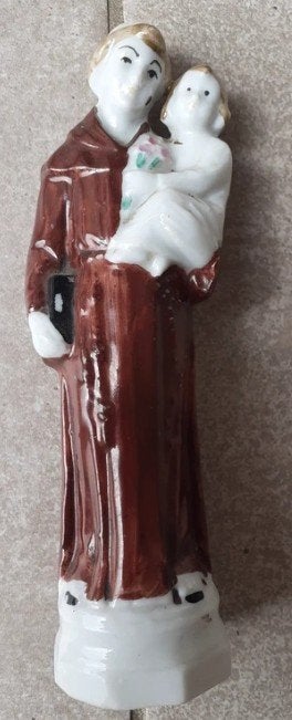 statuette saint-antoine de Padoue 13cm, Enlèvement ou Envoi