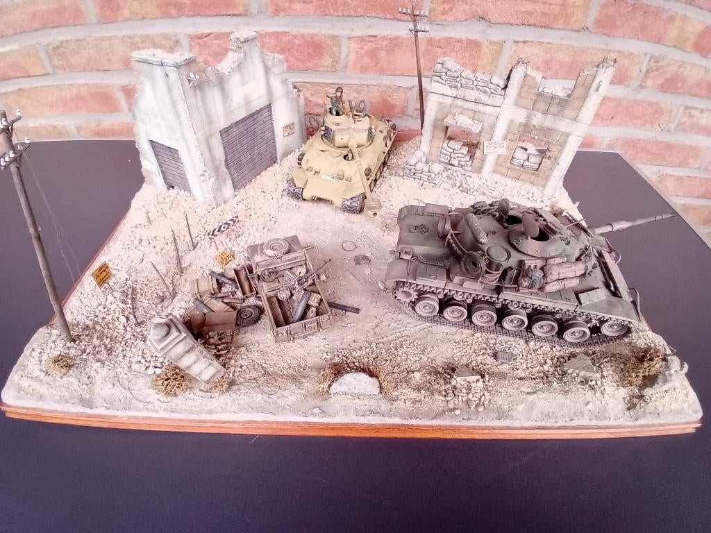 Diorama militaire, Enlèvement, Utilisé, Plus grand que 1:35, Diorama