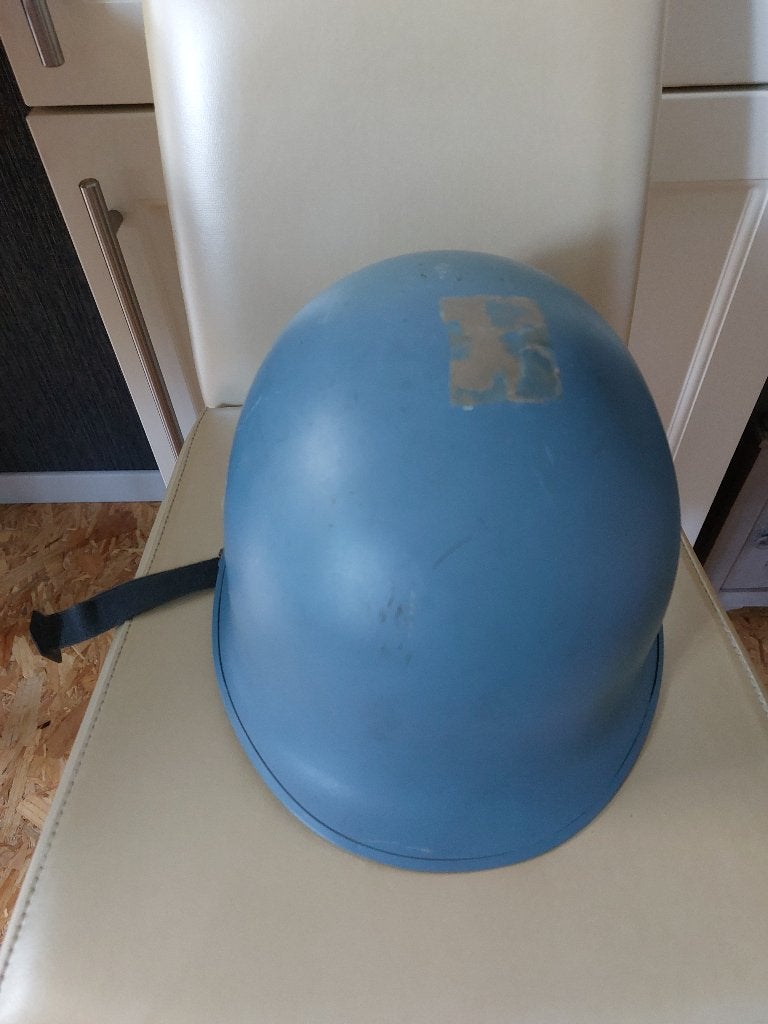 Caque bleu militaire de Fon 2 des années 50, Enlèvement ou Envoi, Casque ou Béret