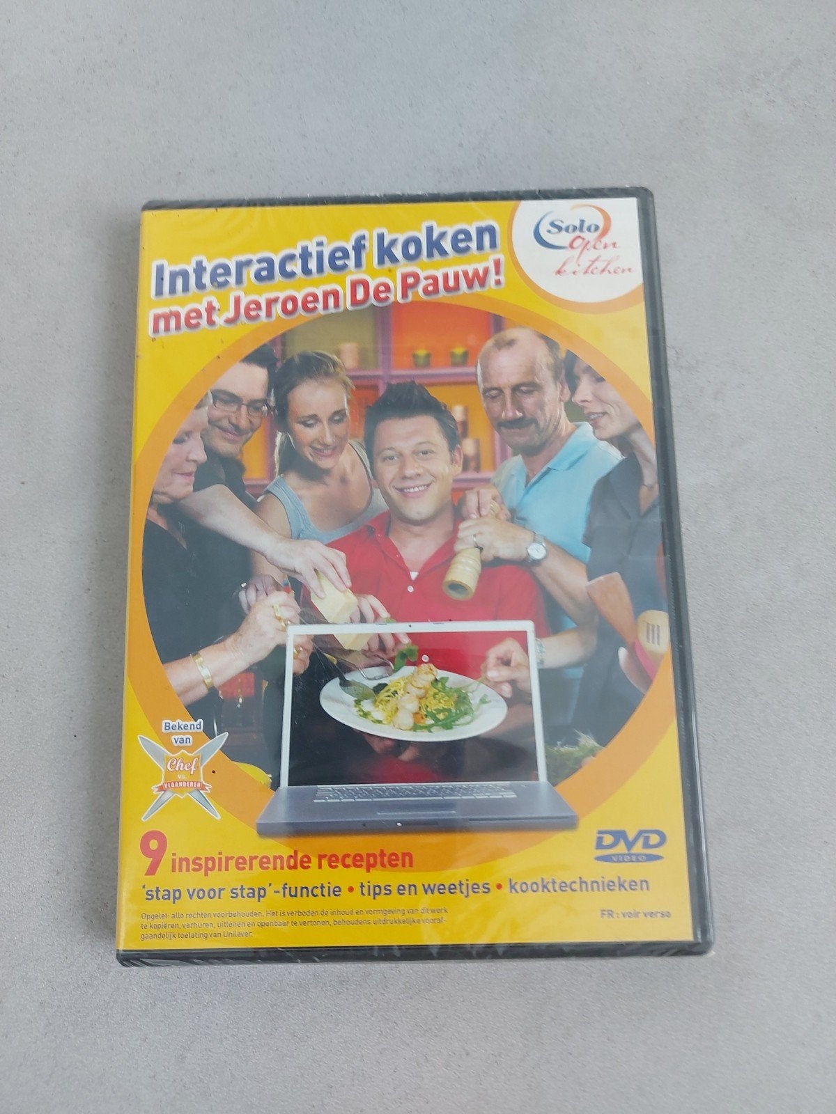 DVD interactief koken met Jeroen De Pauw (nieuw ), Ophalen of Verzenden, Nieuw in verpakking, Nederlands, Overige typen