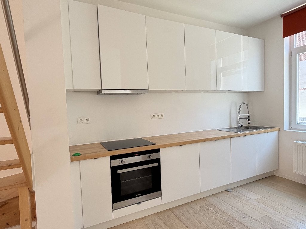 Keuken, Ophalen, Zo goed als nieuw, Wit, Enkelwandige keuken
