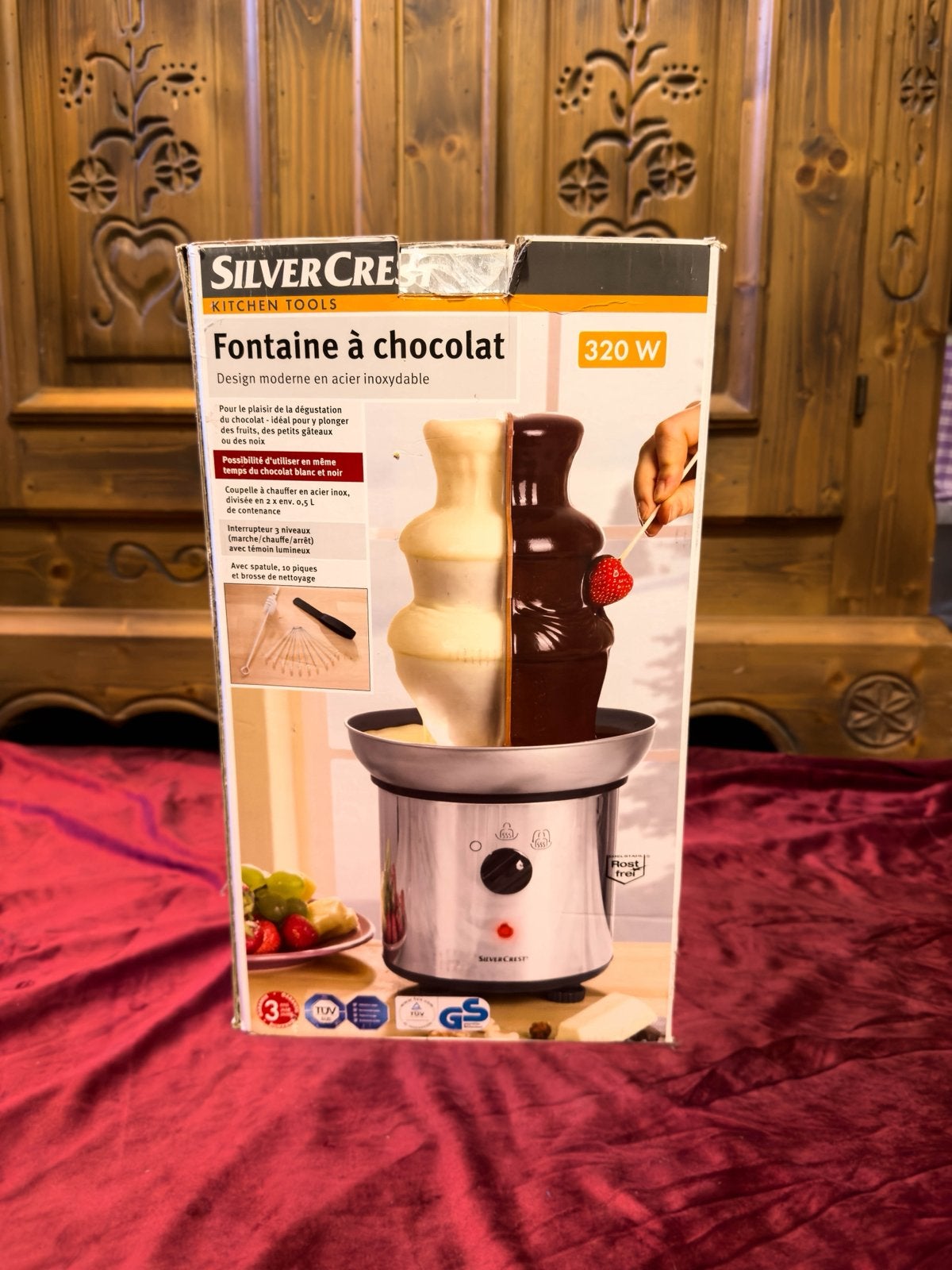 SilverCrest Chocoladefontein, Elektronische apparatuur, Fonduesets, Nieuw, Fondueset, Elektrisch, Ophalen of Verzenden