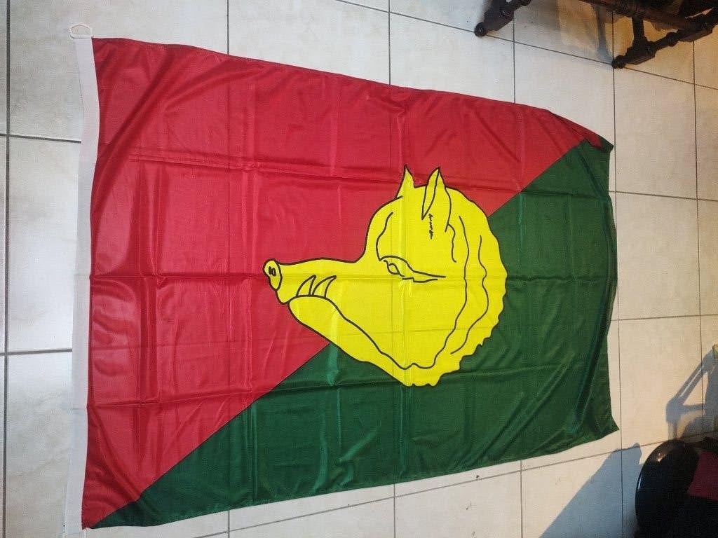 Vlag Ardeense Jagers 1/1.4m , nylon, Verzenden