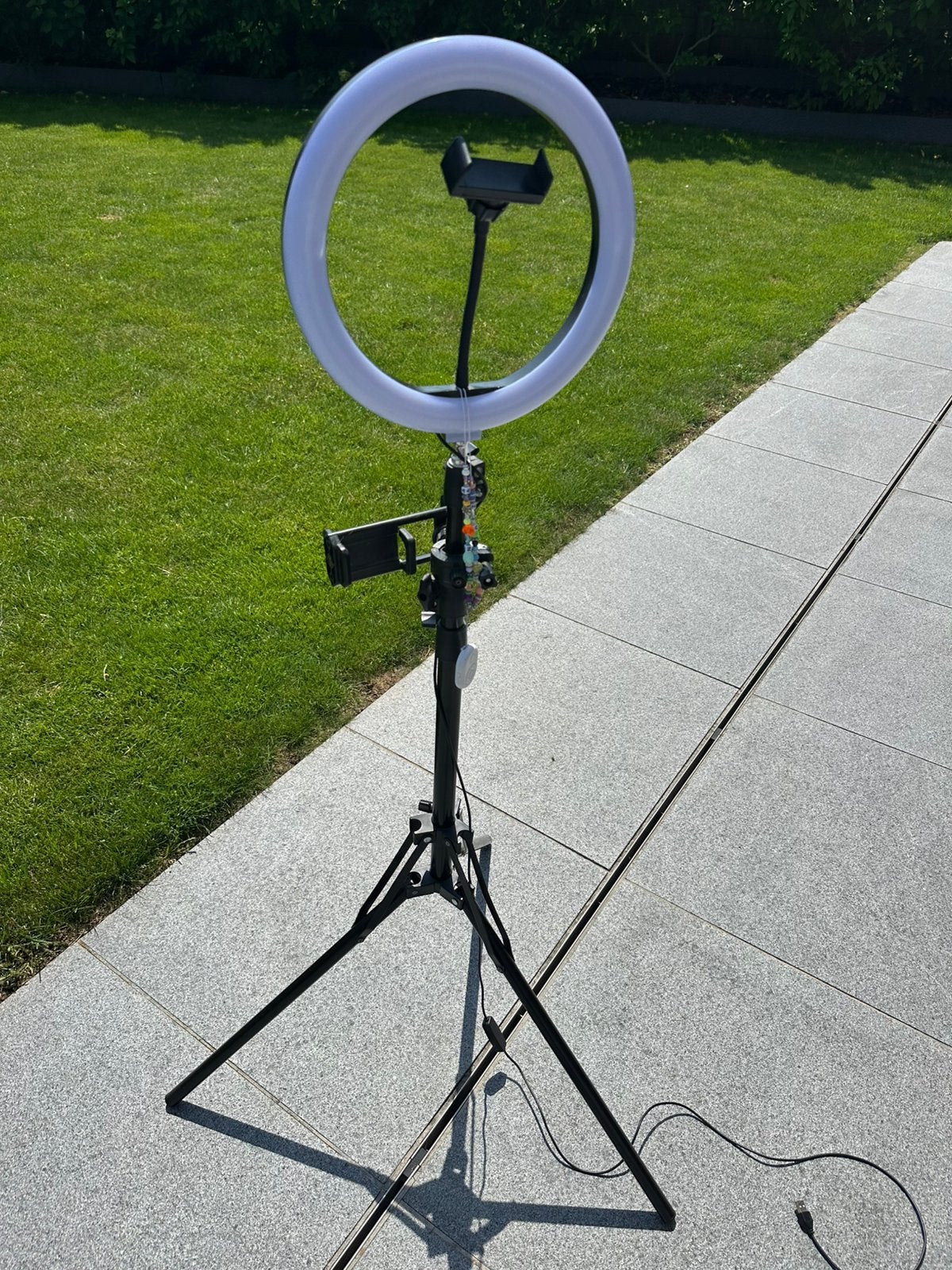 Varin ringlamp met bluetooth afstandsbediening, Ophalen, Zo goed als nieuw