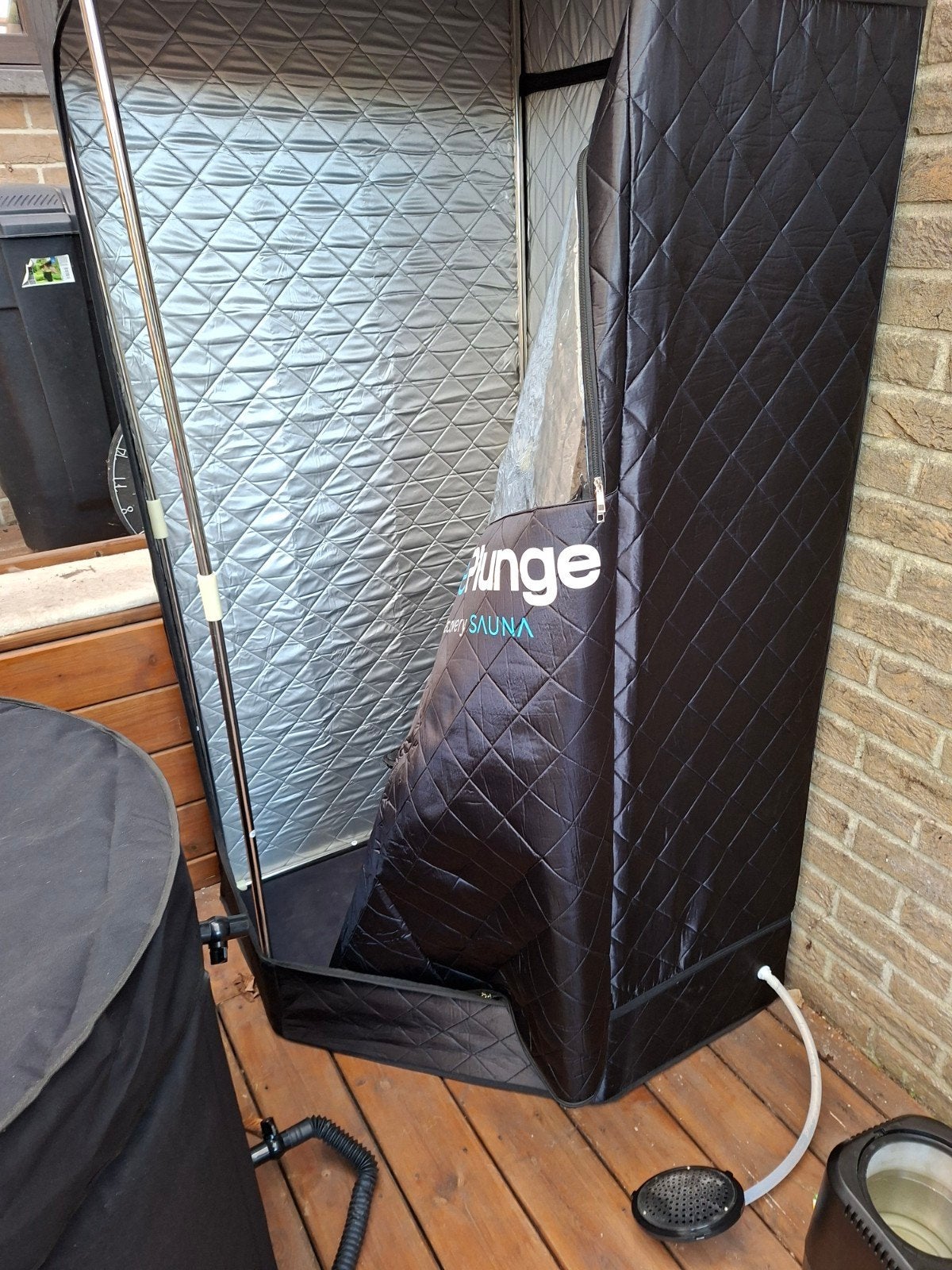 sauna (stoombad) the plunge, Sport en Fitness, Sauna, Ophalen, Gebruikt