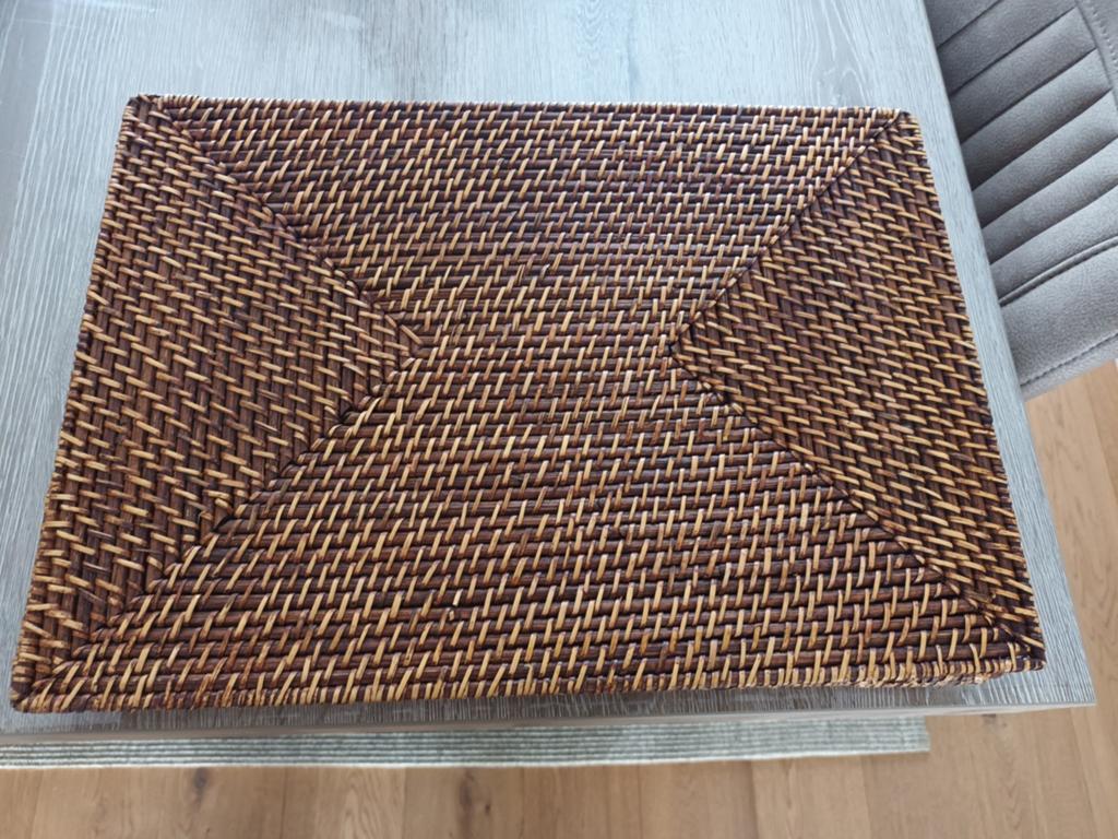 6 tuintafel onderleggers riet, Tuin en Terras, Ophalen