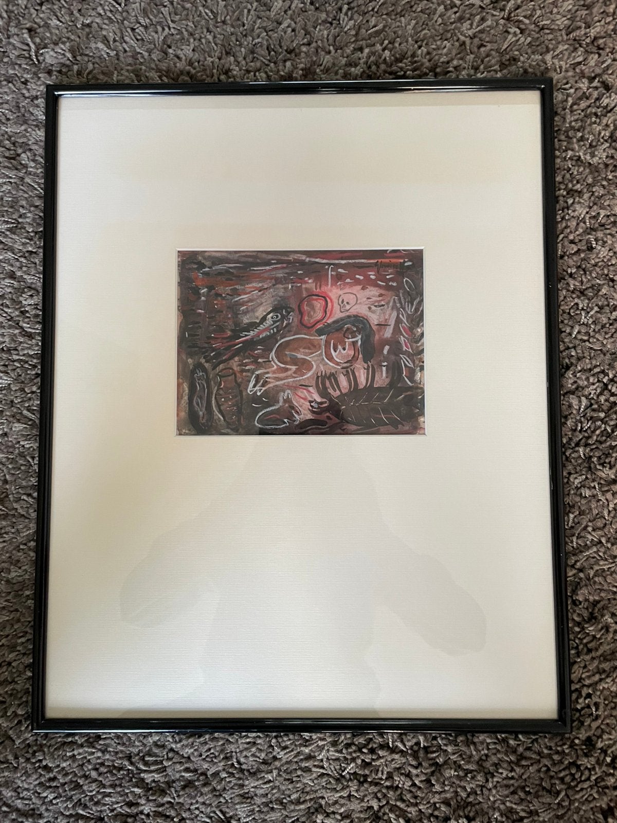Godfried Vervisch, Enlèvement, Dessin, Technique mixte, Fait main