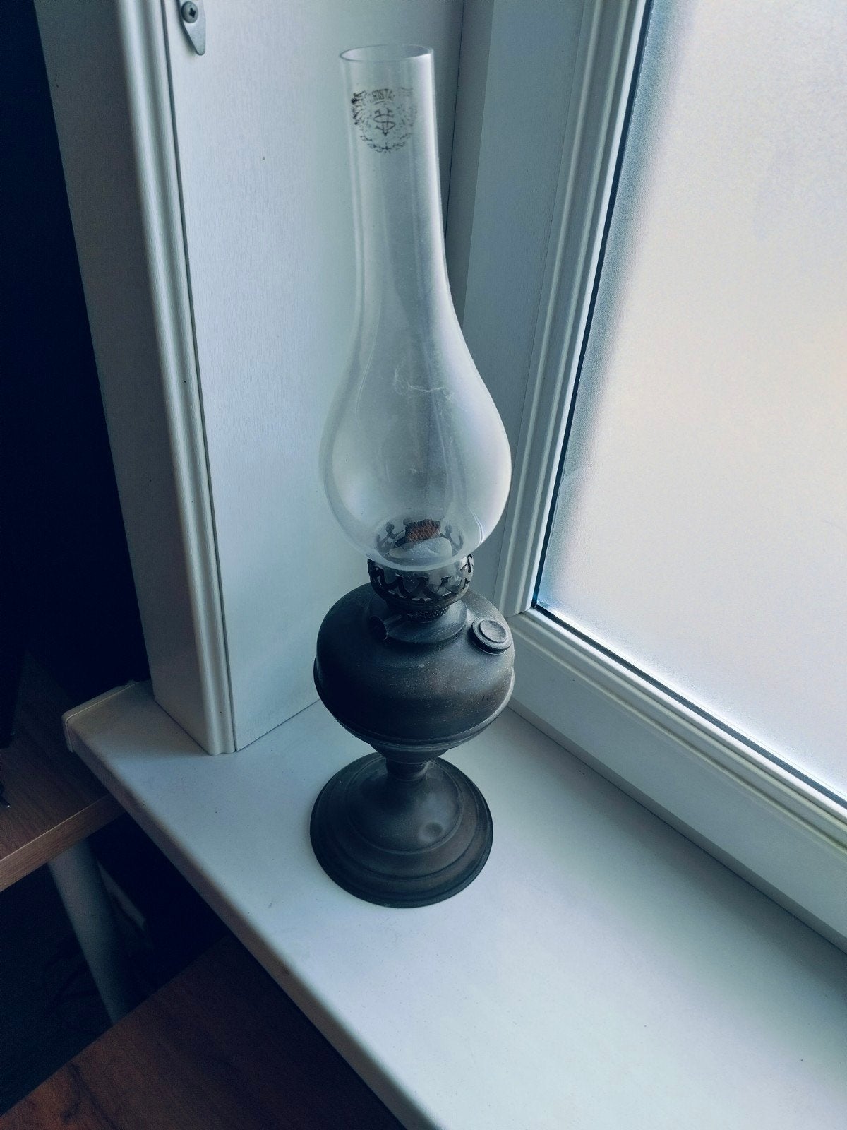 oude olielamp, Ophalen