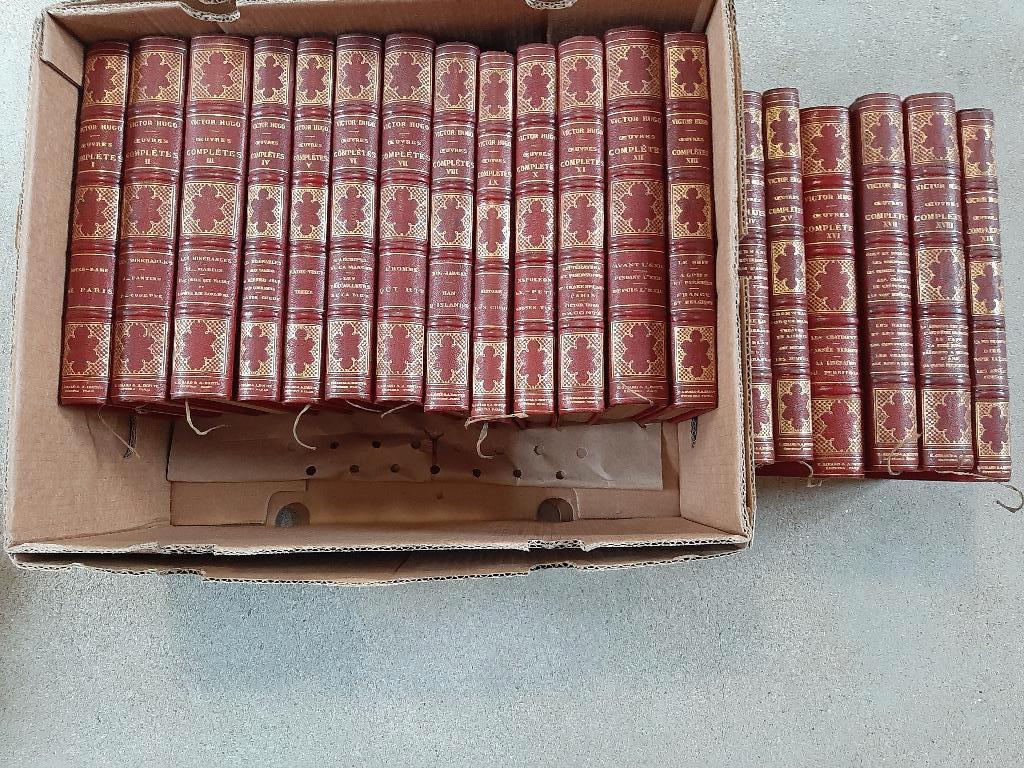 Victor Hugo: complete werken van Girard&Boitte, Europa overig, Victor Hugo, Ophalen, Gelezen