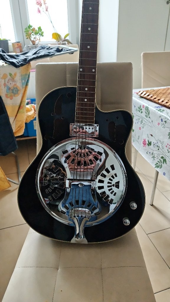 Guitare Électro acoustique Harley Benton, Ophalen, Zo goed als nieuw, Resonator- of Dobrogitaar