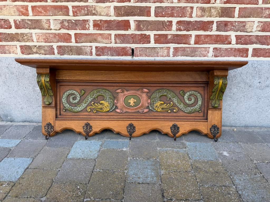 Houten kapstok, Ophalen, Gebruikt, Hout, Wandkapstok