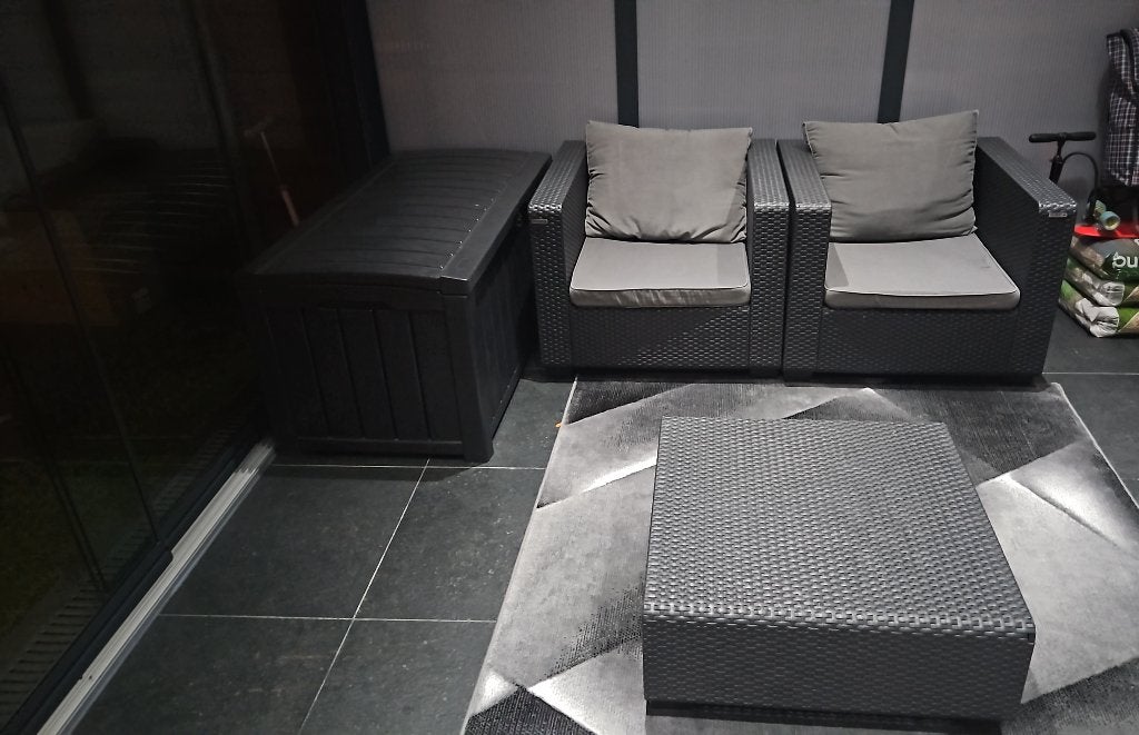 Keter Loungeset, Ophalen, Gebruikt, 5 zitplaatsen, Loungeset