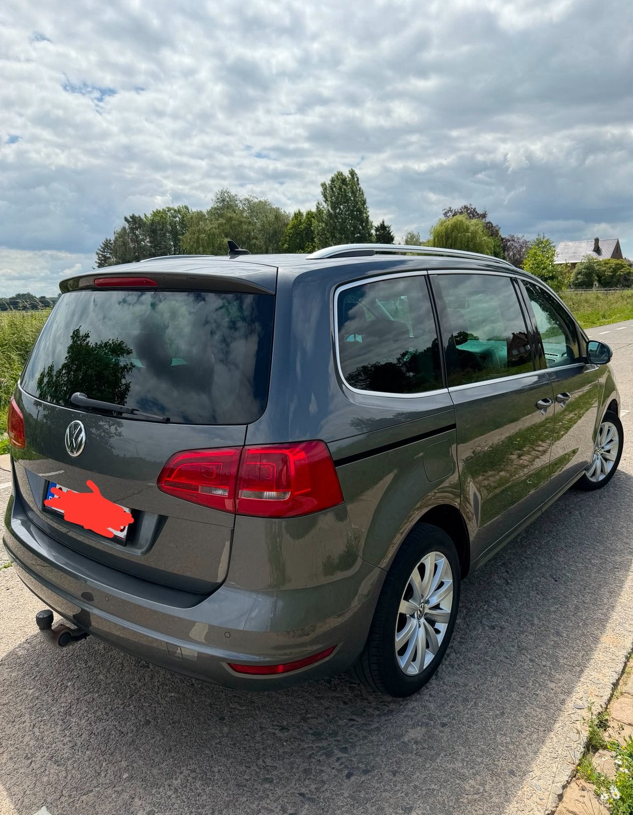 Volkswagen Sharan 2.0l TDI  7 plaatsen Full option, Euro 5, Monovolume, Zwart, 4 cilinders