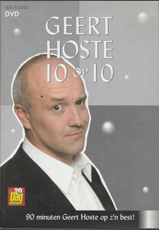 DVD Geert Hoste - 10 op 10 - 2004, CD & DVD, Enlèvement ou Envoi, Tous les âges, Comme neuf, Néerlandais