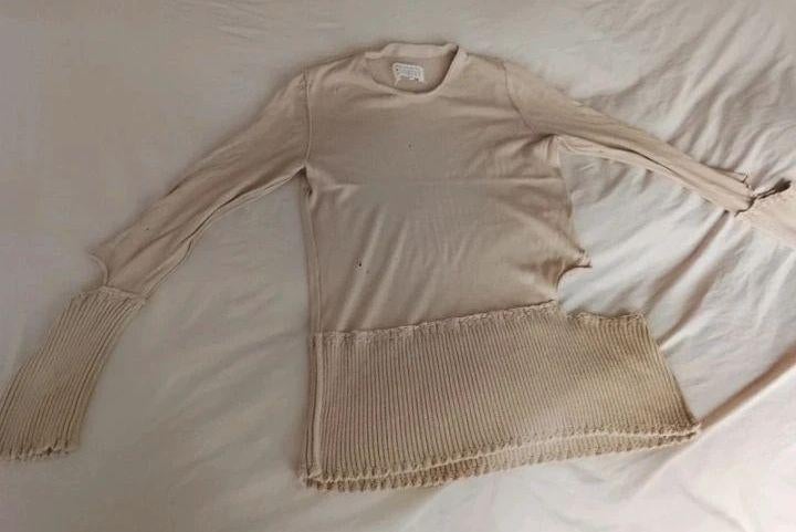 Authentic MM6 Maison Margiela deconstructed top., Taille 42/44 (L), MM6, Beige, Enlèvement