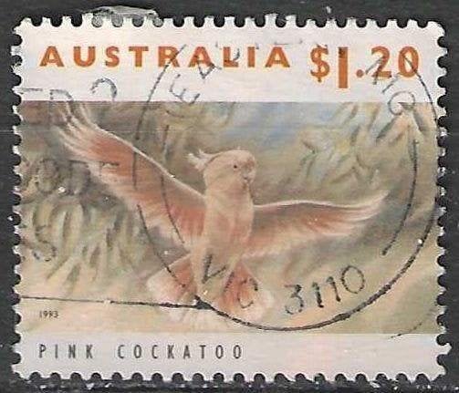 Australie 1993 - Yvert 1325 - Un cacatoès batteu de pl (ST), Envoi, Affranchi
