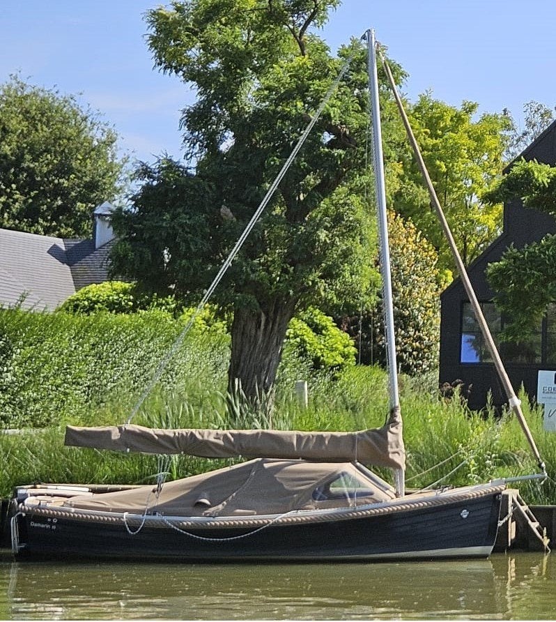 VOILIER DAMARIN 19 à moteur électrique en parfait état., 50 cm, Grand-voile, Polyester, 6 m