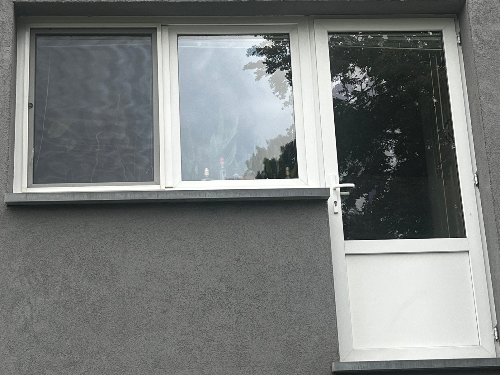 Pvc deur+raam te koop, Ophalen, Zo goed als nieuw