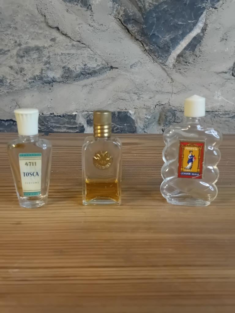 Lot 3 Miniatures Parfums Anciens - Rare Albersheim / Piver, Enlèvement ou Envoi