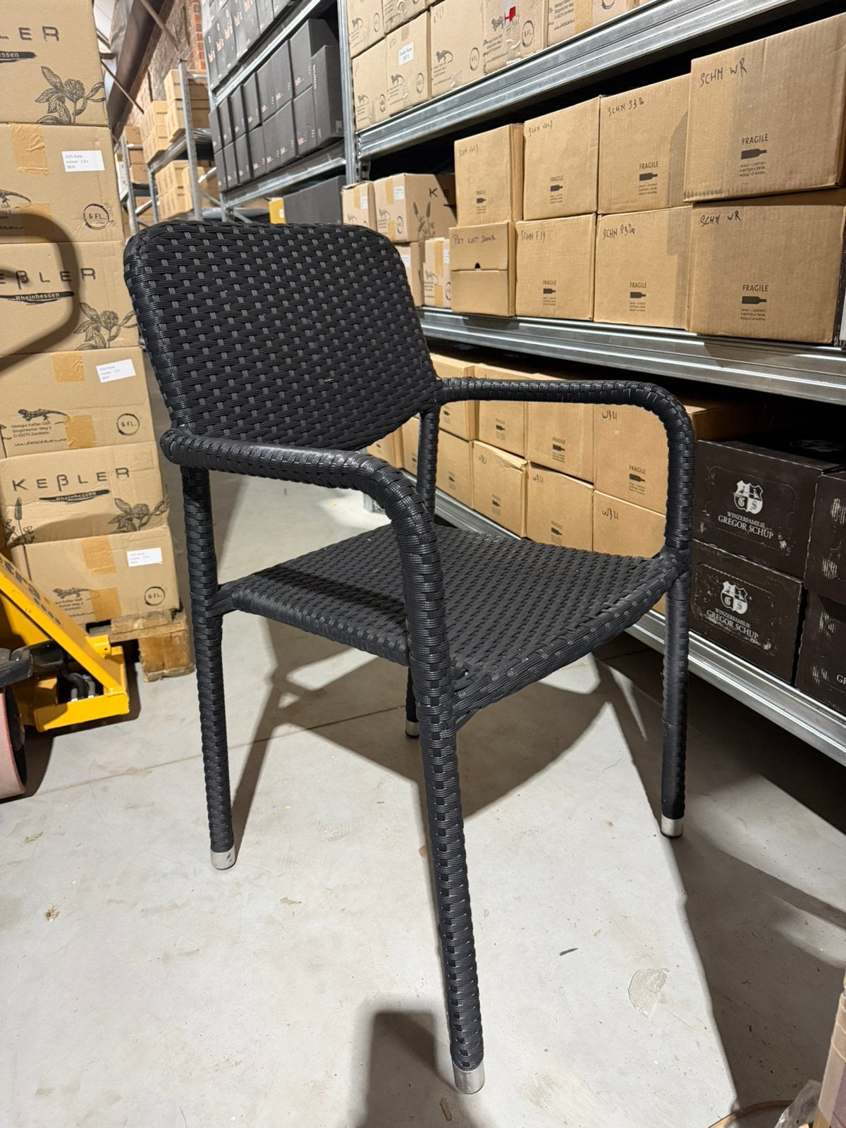 Handige terrasstoelen 25stuks., Tuin en Terras, Tuinstoelen, Ophalen, Zo goed als nieuw, Stapelbaar