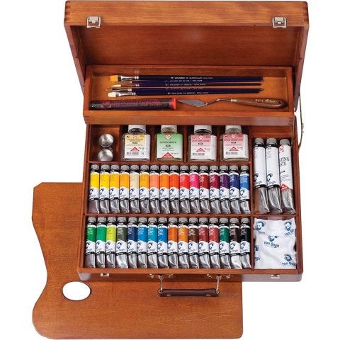 Van Gogh olieverf Superior schilderkoffer, Hobby en Vrije tijd, Ophalen, Olieverf