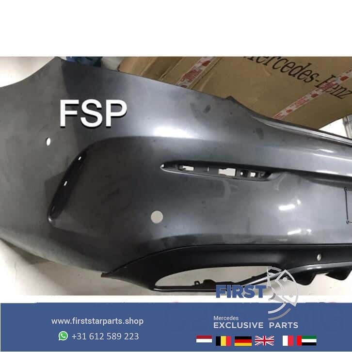 C205 AMG Achterbumper Mercedes C Klasse Coupé 2014-2019 W205, Arrière, Utilisé, -, -