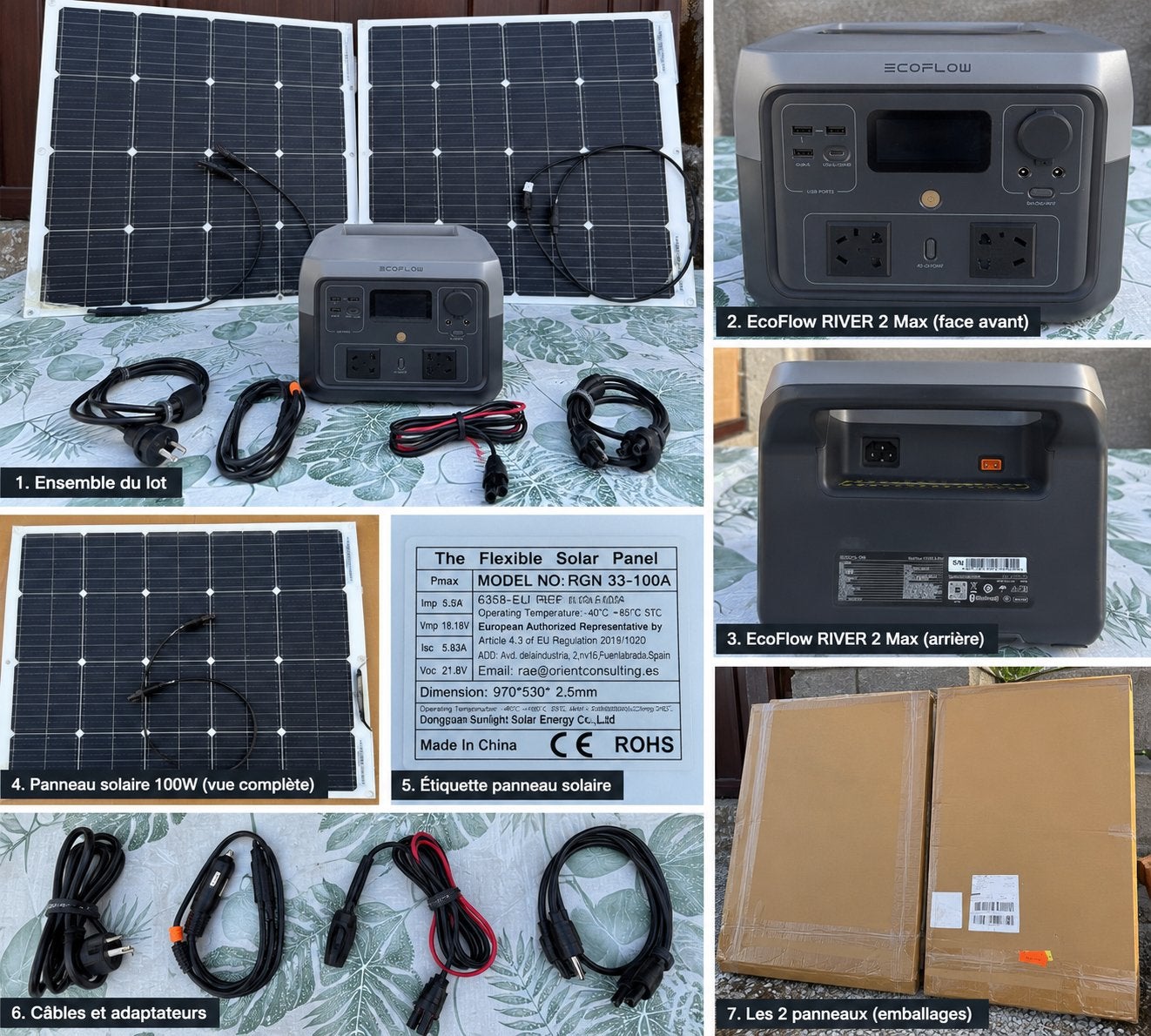 EcoFlow RIVER 2 Max + 2 panneaux solaires100WJamais utilisés, Bricolage & Construction, Enlèvement ou Envoi, Comme neuf