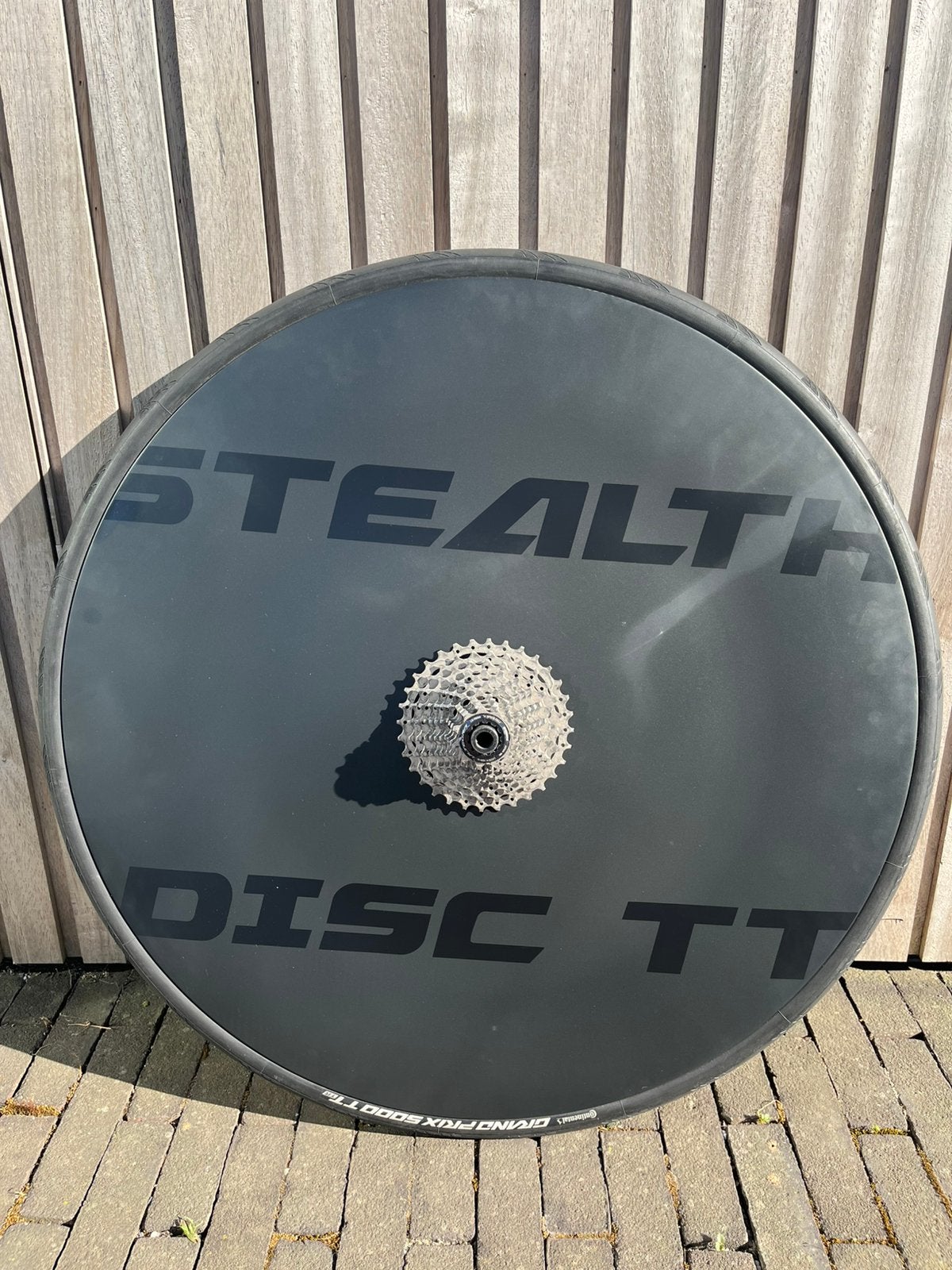 Stealth wielset disc + aero voorwiel, Fietsen en Brommers, Zo goed als nieuw, Tijdrit-/triatlonfiets, Carbon, Ophalen