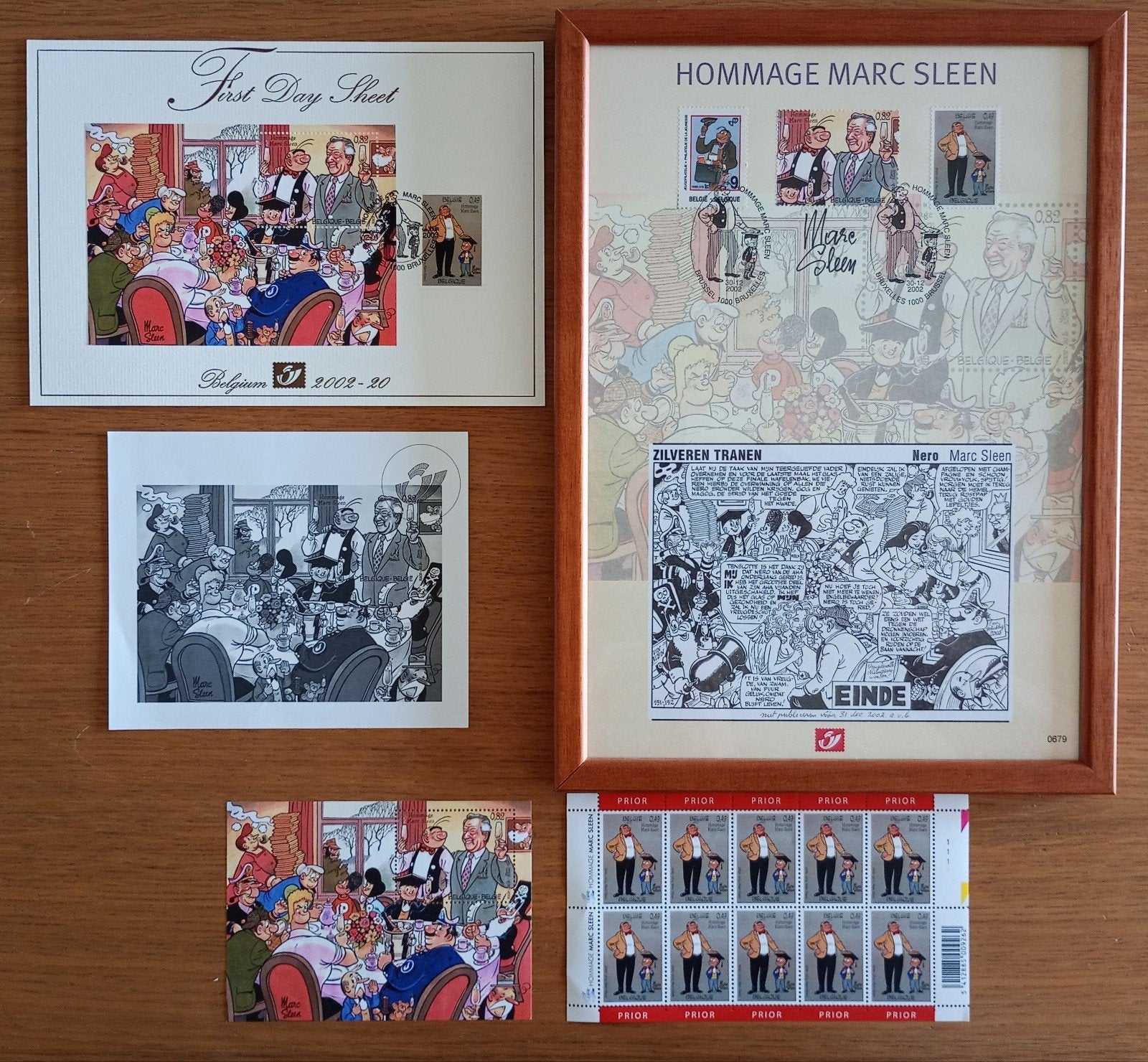 Nero, Marc Sleen hommage fillatelie verzamel objecten, Verzamelen, Ophalen of Verzenden, Overige figuren, Nieuw
