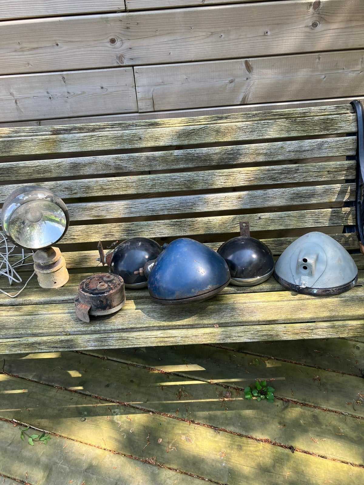Lot oldtimerspots, Auto-onderdelen, Ophalen