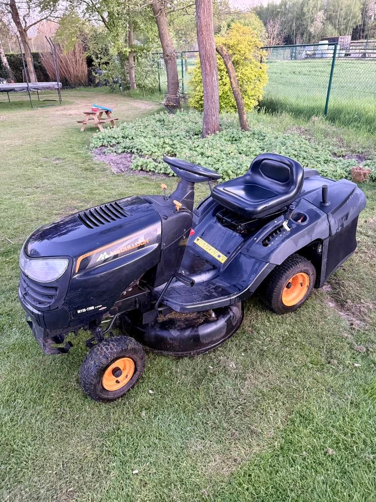 McCulloch M115-77RB Zitmaaier (B&S motor) – Handig project!, Tuin en Terras, Zitmaaiers, Ophalen, Gebruikt, Opvangbak, Minder dan 90 cm
