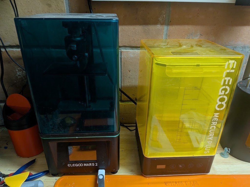 Elegoo Mars 2 resin 3D printer en toebehoren, Ophalen, Gebruikt, Elegoo, Resin/Hars