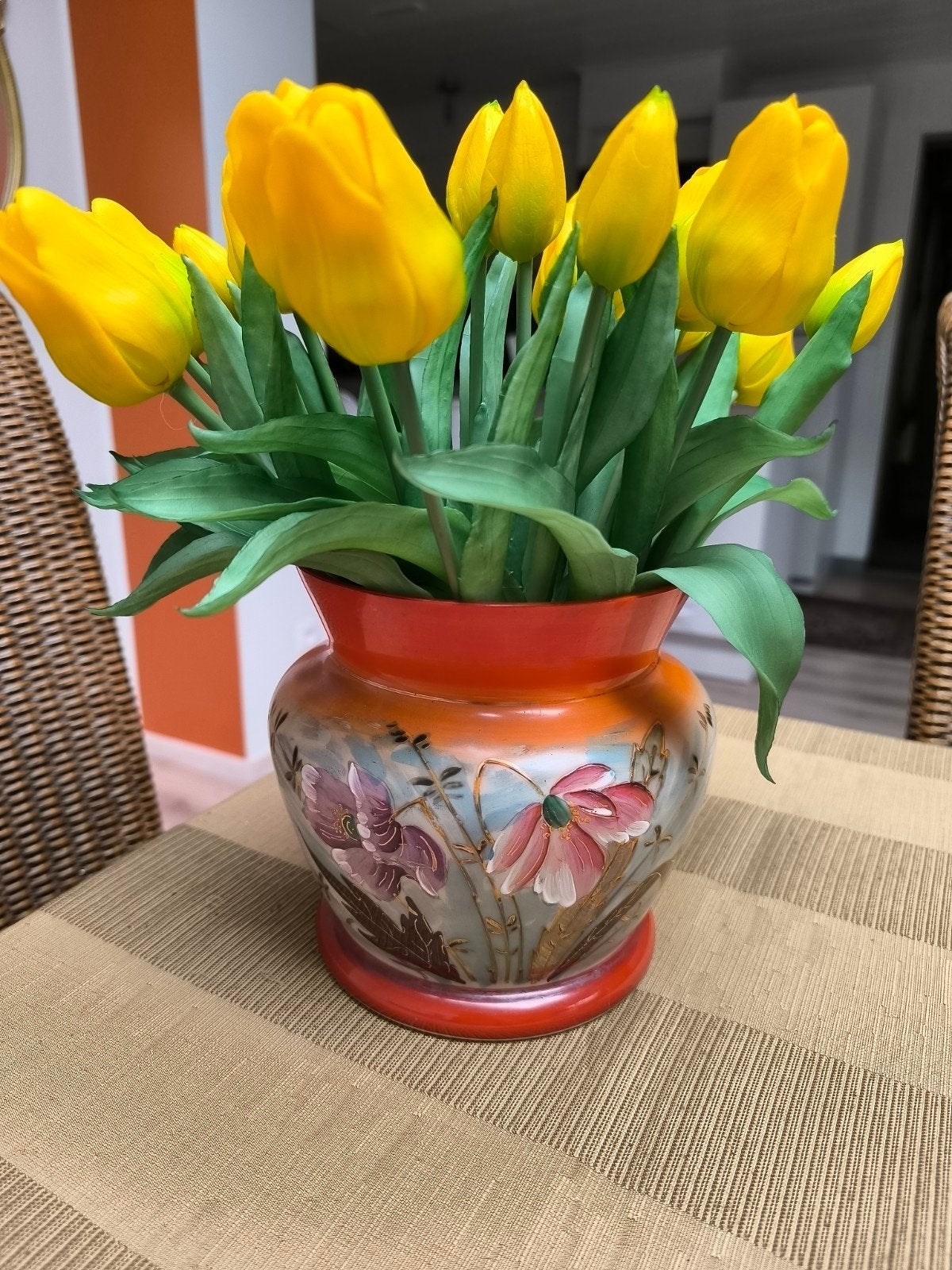 Vintage Opaline vaas, Ophalen