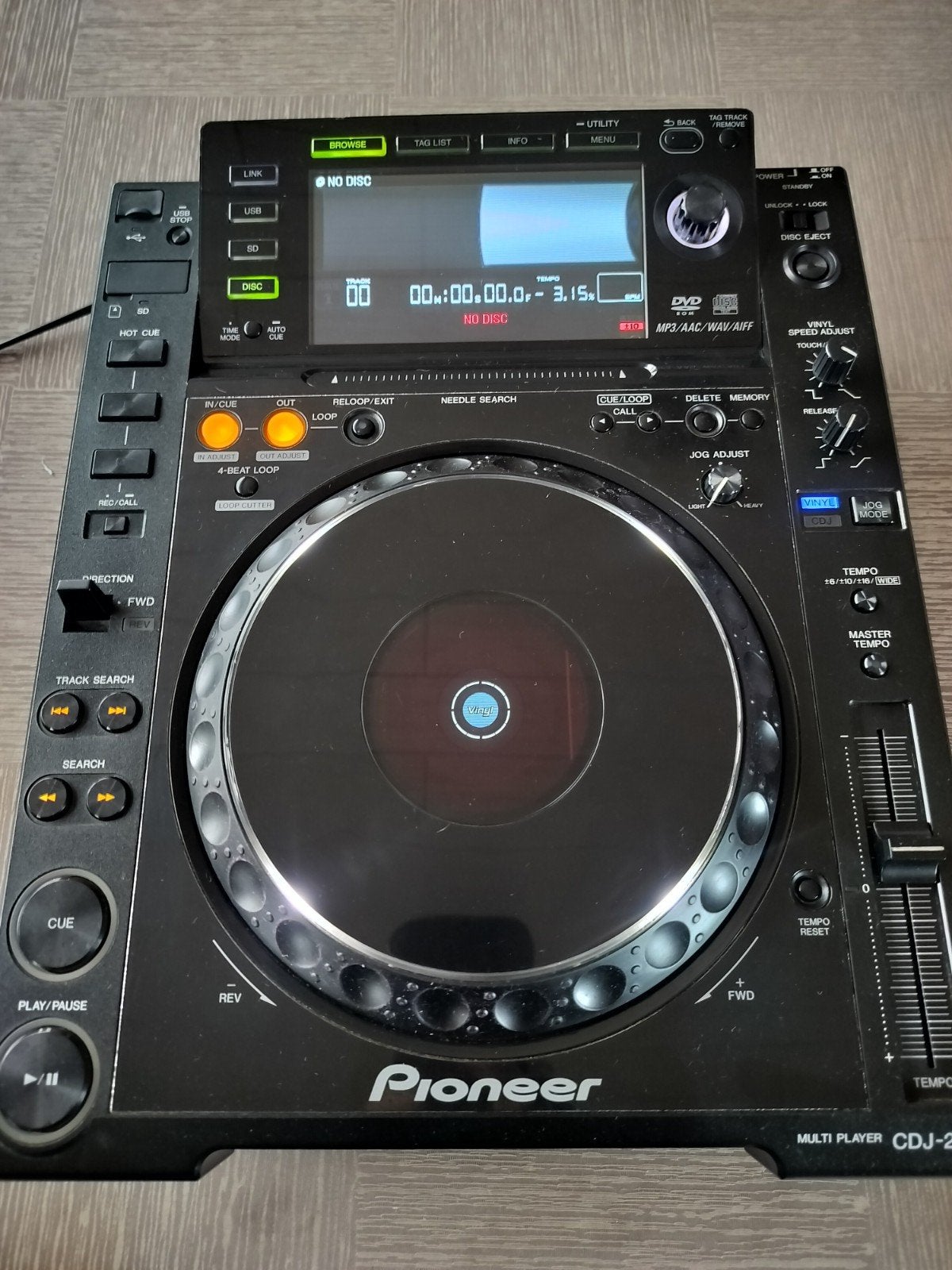 Pioneer CDJ-2000 - Als nieuw - Thuisgebruik, Muziek en Instrumenten, Ophalen, Zo goed als nieuw, Draaitafel, Pioneer