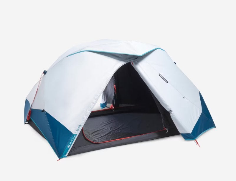 Pop-up kampeertent voor 2 personen 2Seconds Easy Fresh&Black, Caravans en Kamperen, Ophalen, Zo goed als nieuw, Tot en met 2
