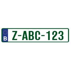 Z PLAAT KEURING VOOR VERKOOP - LEVERING - TRANSPORT-, Autos : Divers, Supports de plaque d'immatriculation, Enlèvement