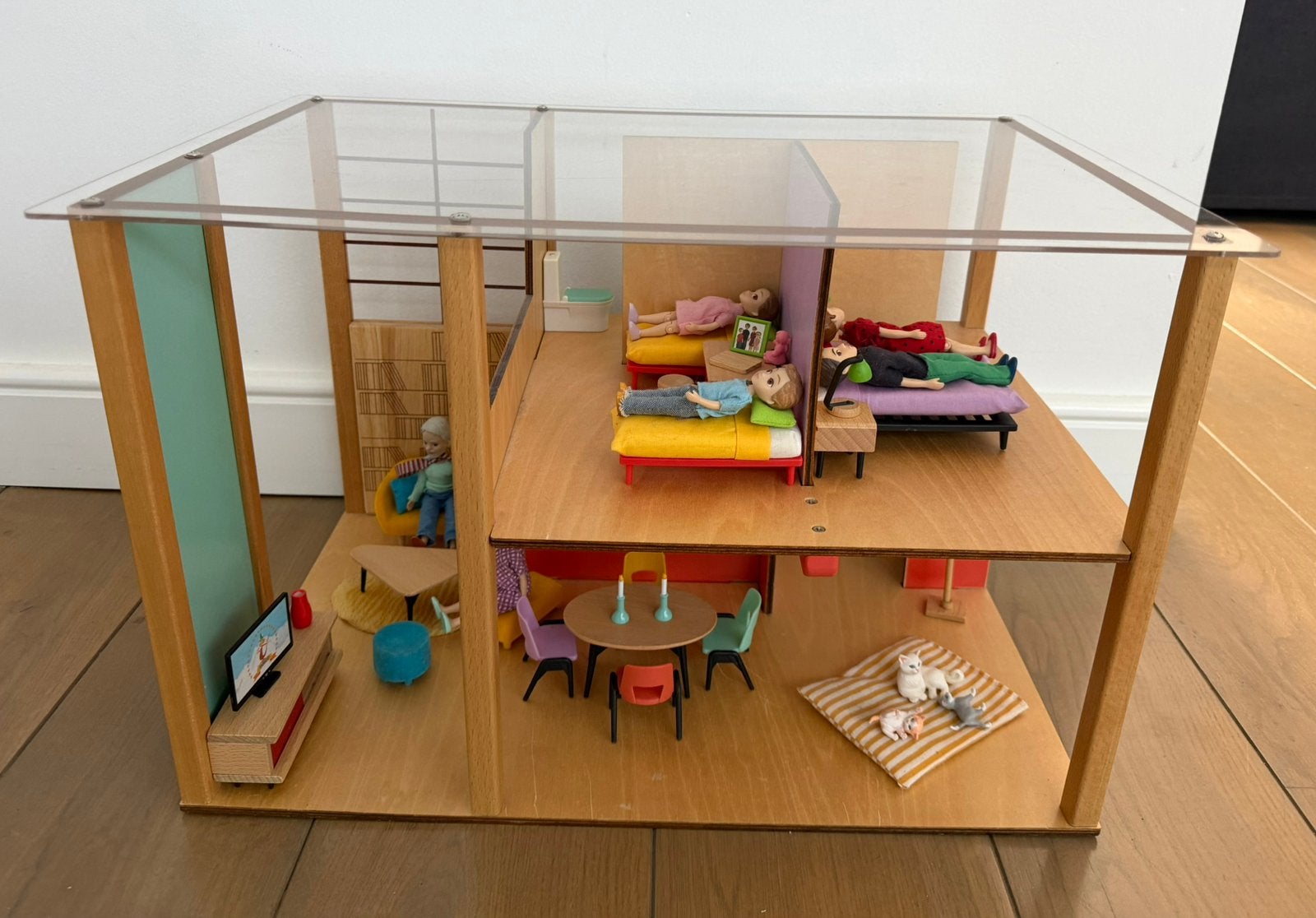 Djeco poppenhuis, Ophalen, Gebruikt, Poppenhuis