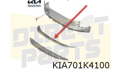 Kia EV6 (9/21-) (skidplate) achterbumper (te spuiten) Origin, Kia, -, Verzenden, -