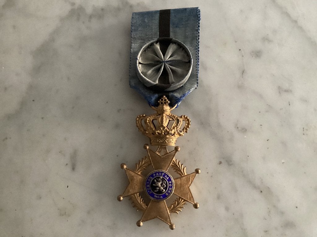 Belgische medaille, Envoi, Armée de terre, Ruban, Médaille ou Ailes