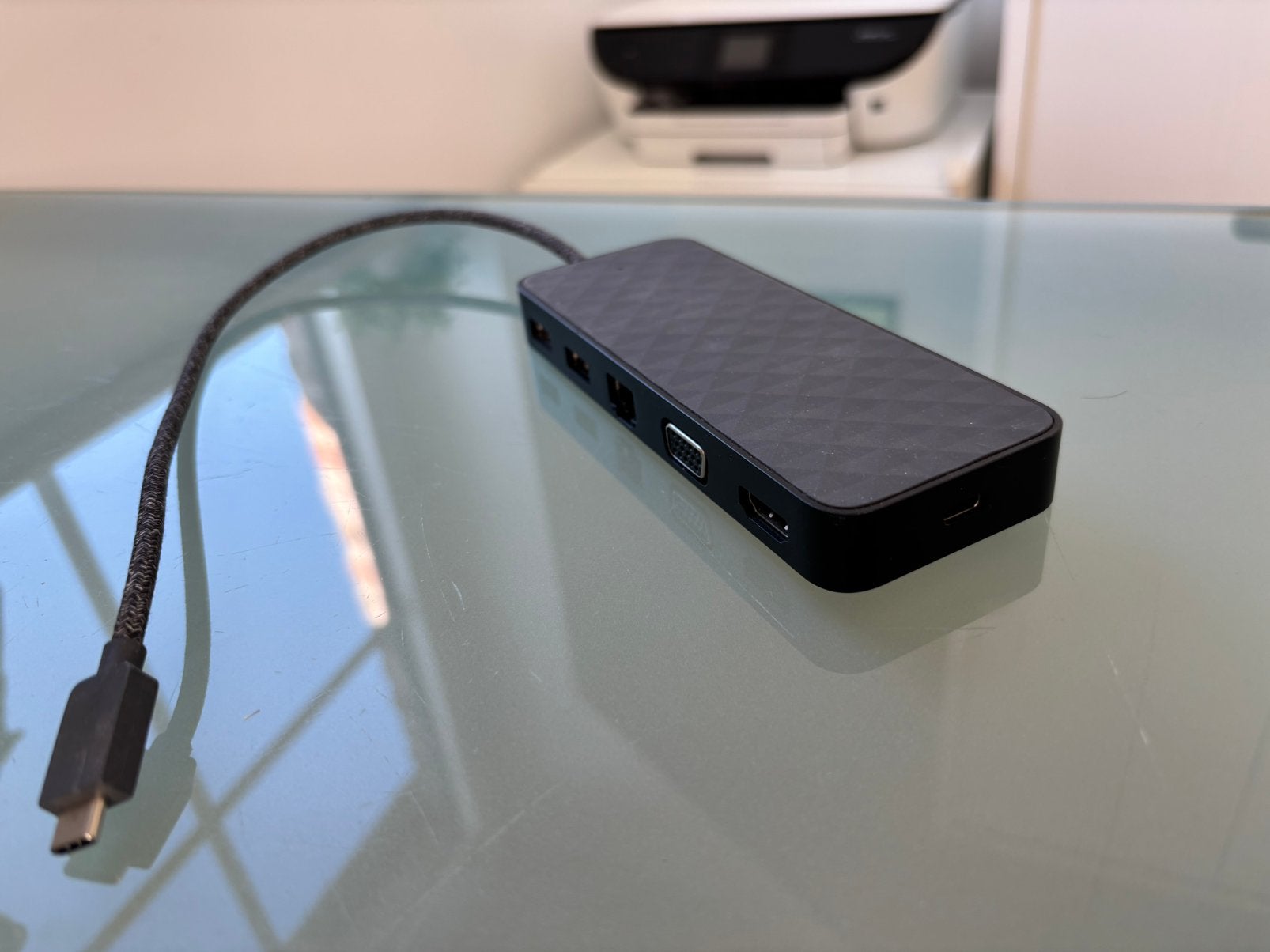 HP usb-c mini dock HSA-Q001PR (mobiel docking station), USB-C, Enlèvement ou Envoi, Comme neuf
