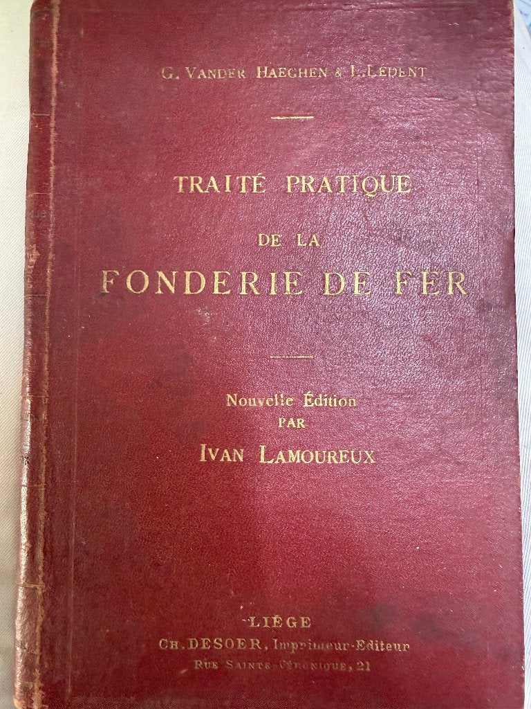 Praktische verhandeling Fonderie Fer.Lamoureux, Haeghen,1915, Verzenden
