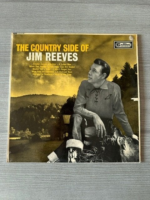 Vynil The Coutry side of Jim Reeves (lp002), LP, Gebruikt, Ophalen of Verzenden, Complilatie