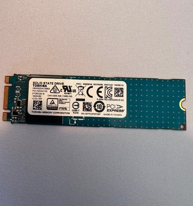 Toshiba BG3 - 256 GB NVMe M.2 SSD - PCIe 3.0, Intern, SSD, 256 GB, Ophalen of Verzenden